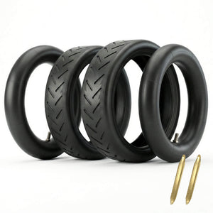 2-Pack SCR-8 8.5x2 inch scooter tires with inner tube replacement set, plus 2 tire levers - Hycline Bike
