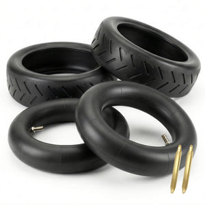 2-Pack Hycline SCR-8 8.5x2 inch (50 75 6.1) scooter tires with inner tube replacement set, with 2 tire levers