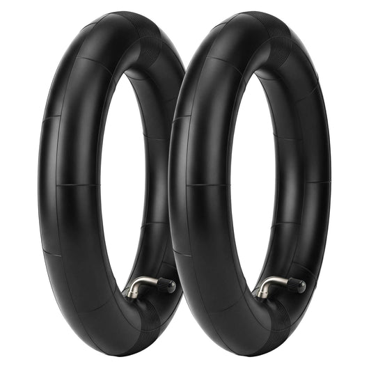 2-Pack 10x2.5 inch (60 70-6.5") scooter tire inner tube with 90° bent Valve, 1 pair in