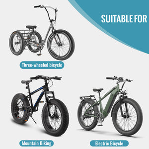 Hycline 26”x4“ Rhombus Plus - All Terrain Puncture-Resistant High-Density Street & Trail Fat Tyre Application