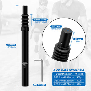 ZOOM Bike Suspension Seatpost