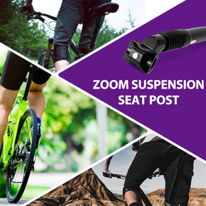 ZOOM Bike Suspension Seatpost With Saddle Clamp