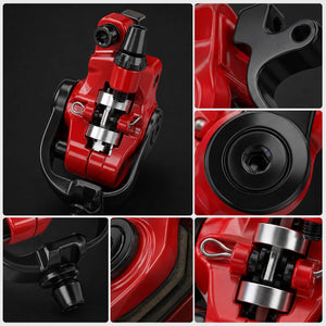 Red Zoom DB-680 Disc Brake Caliper, Close-up details and feature display