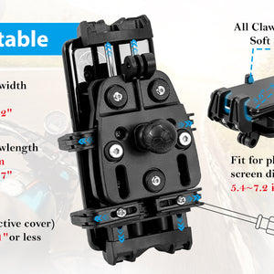 EMERK Phone Mount For Motorcycle & Bicycle