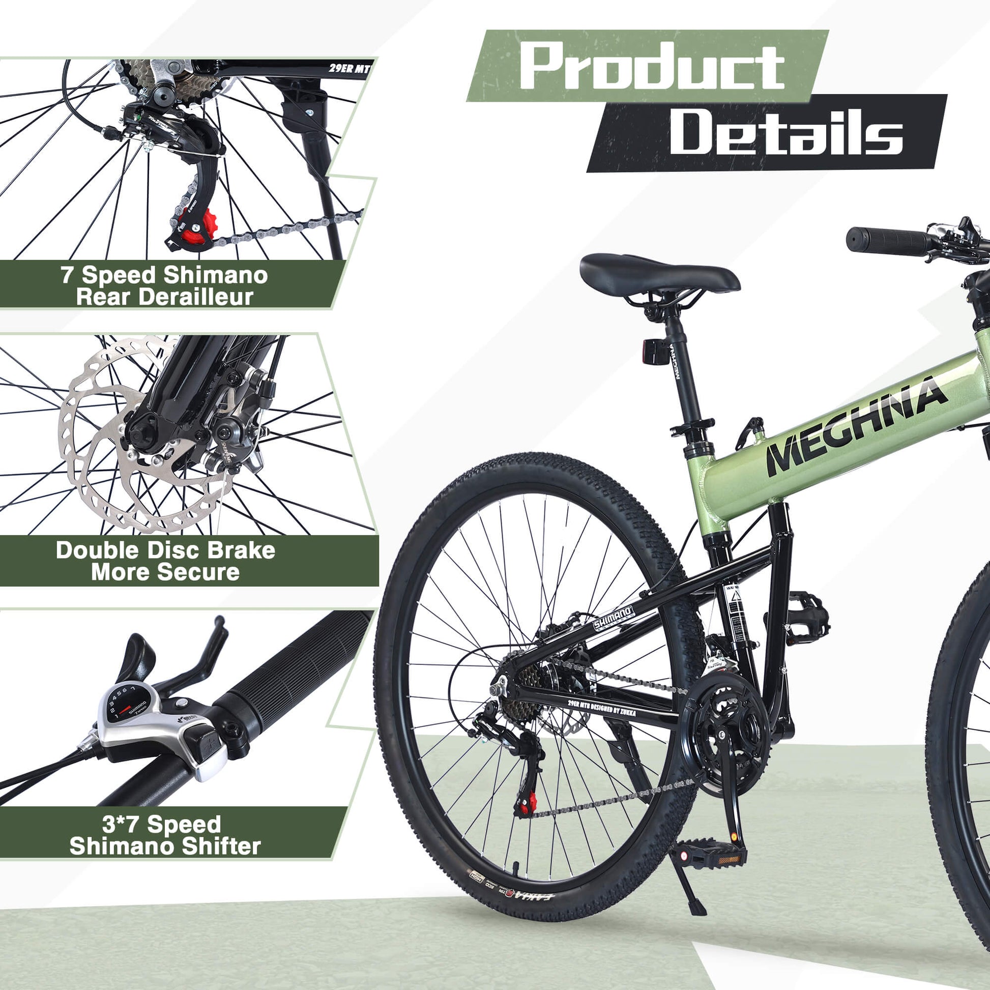 Meghna XM2 Folding Bike - 29"