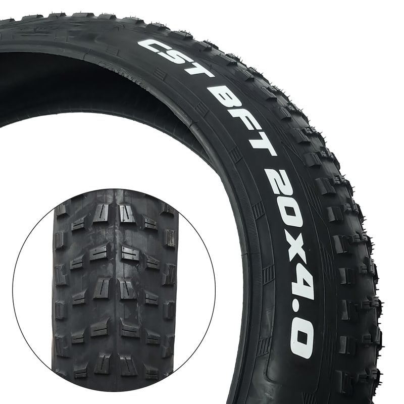 CST BFT C1752 - 20x4.0 / 100-406 Fat Tire tread- Hycline