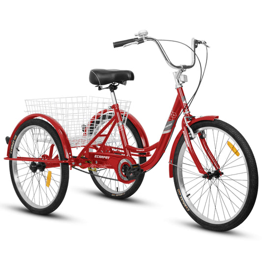 Ecarpat 24“ Single-Speed Adult Tricycle