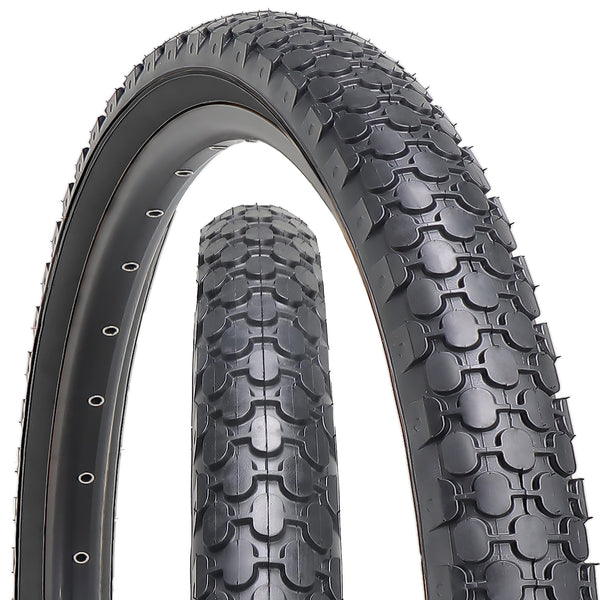 Black Wall Beach Cruiser Bicycle Tires 24" x 2.125"/26"×2.125