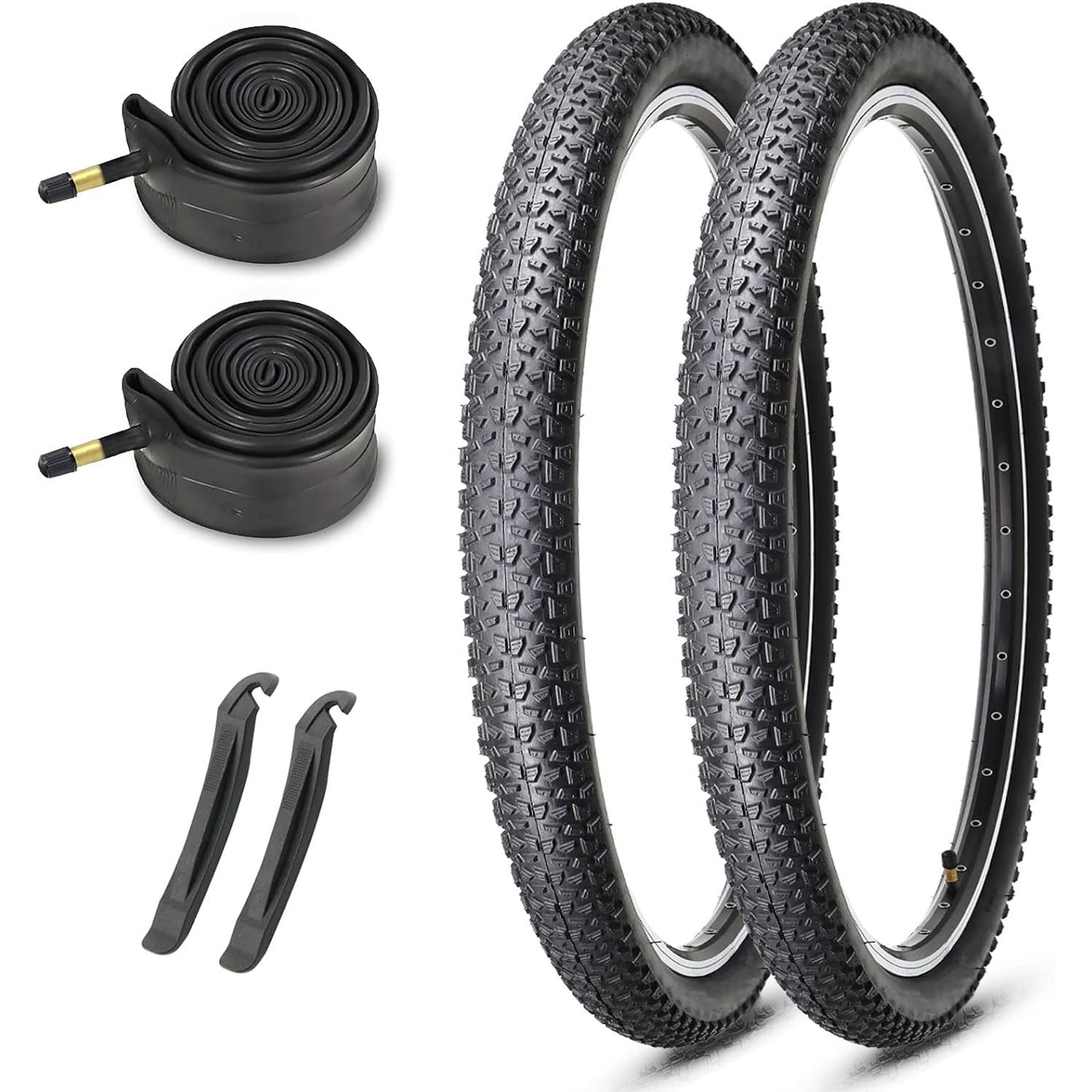 27.5 x2.125 MTB Bike Tires With Tubes Set Hycline Tire 27.5 x2.125 MTB Bike Tires With Tubes Set Hycline Tire Hycline