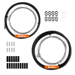 Hycline Bicycle cable kit with shifter and brake cables
