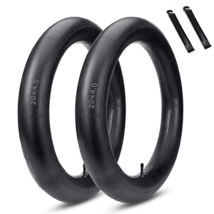 2-packed Hycline 20x4.0 / 26x4.0 fat tire tubes for fat bicycles and electric bikes