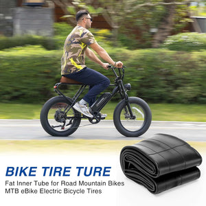 Replacement inner tube for fat MTB, fat bikes and electric bicycles