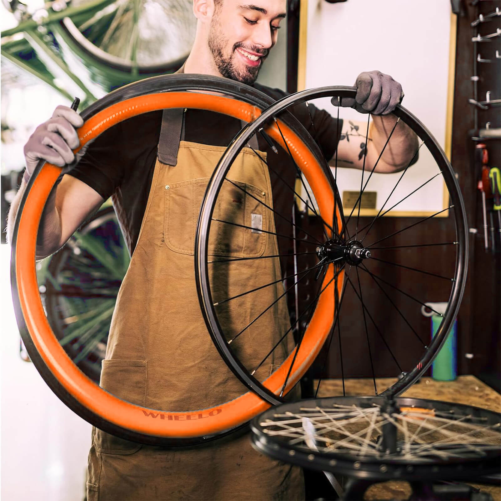 Bike Wheel How To Change Inner Tube On Road Bike Bike Tires How To