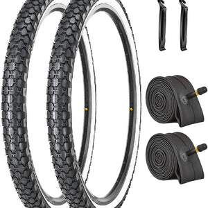 2-Pack SandRoller Beach Cruiser Tires with Tubes - 26