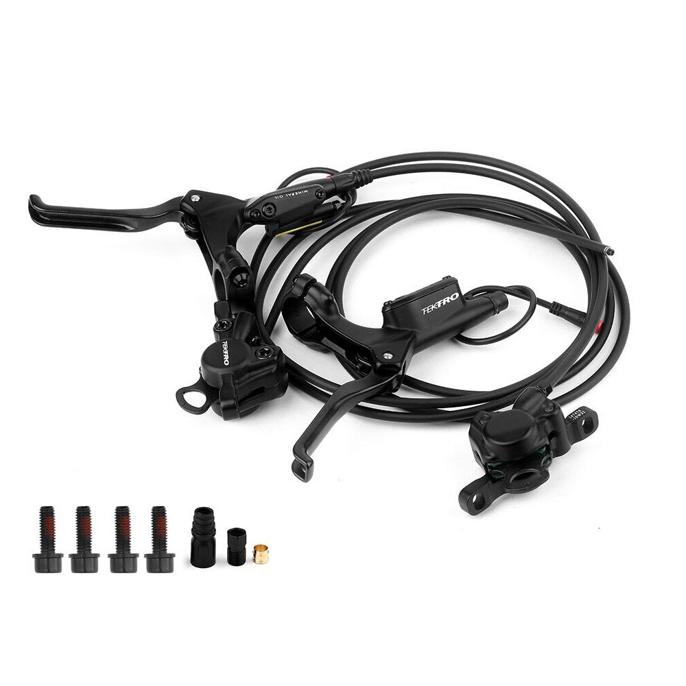 electric bicycle brakes Tektro HD-E350 Electric Bike Hydraulic Disc Brake Set Left-Front & Right-Rear 180mm / 2-Pin
