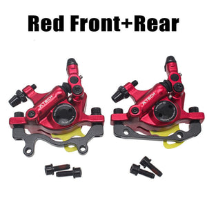 ZOOM XTECH HB-100 Hydraulic Disc Brake Caliper Red Front And Rear