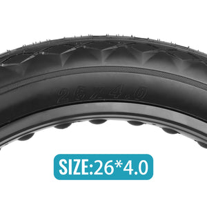Hycline 26”x4“ Rhombus Plus - All Terrain Puncture-Resistant High-Density Street & Trail Fat Tyre Size