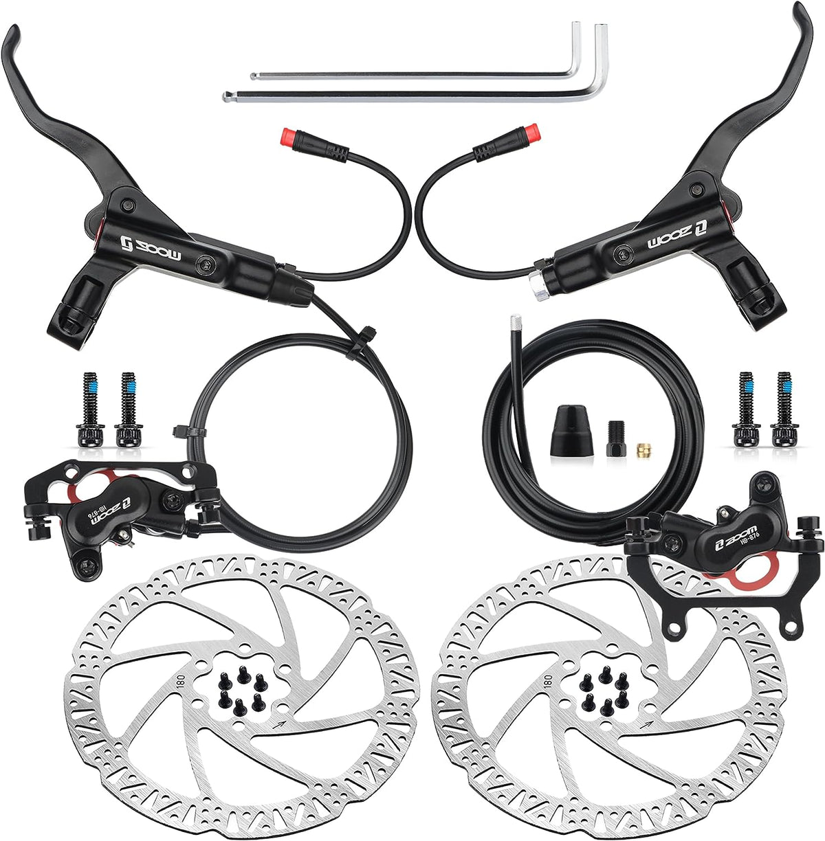 ZOOM HB-875E/876E Hydraulic Disc Brake For E-Bike – Hycline