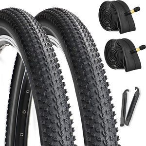 2-Pack Bike Tire With Inner Tubes Set 26 Inch
