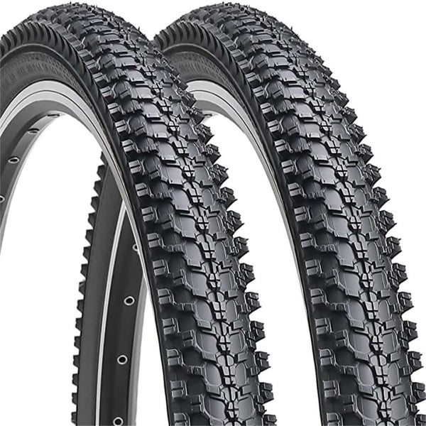 Hycline 2 Pack MTB Mountain Bike Tire 26X1.95/Black - Hycline