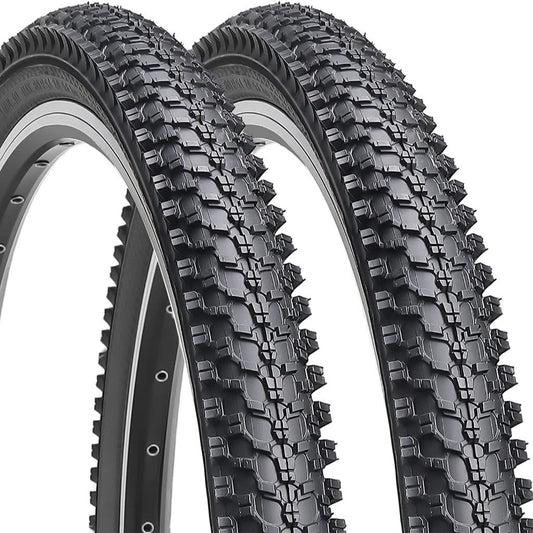Hycline 2 Pack MTB Mountain Bike Tires - 20/24/26x1.95-2.125 Inch