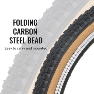 Kevlar Folding Mountain Bicycle Tire 26×1.95 Inch tire tread