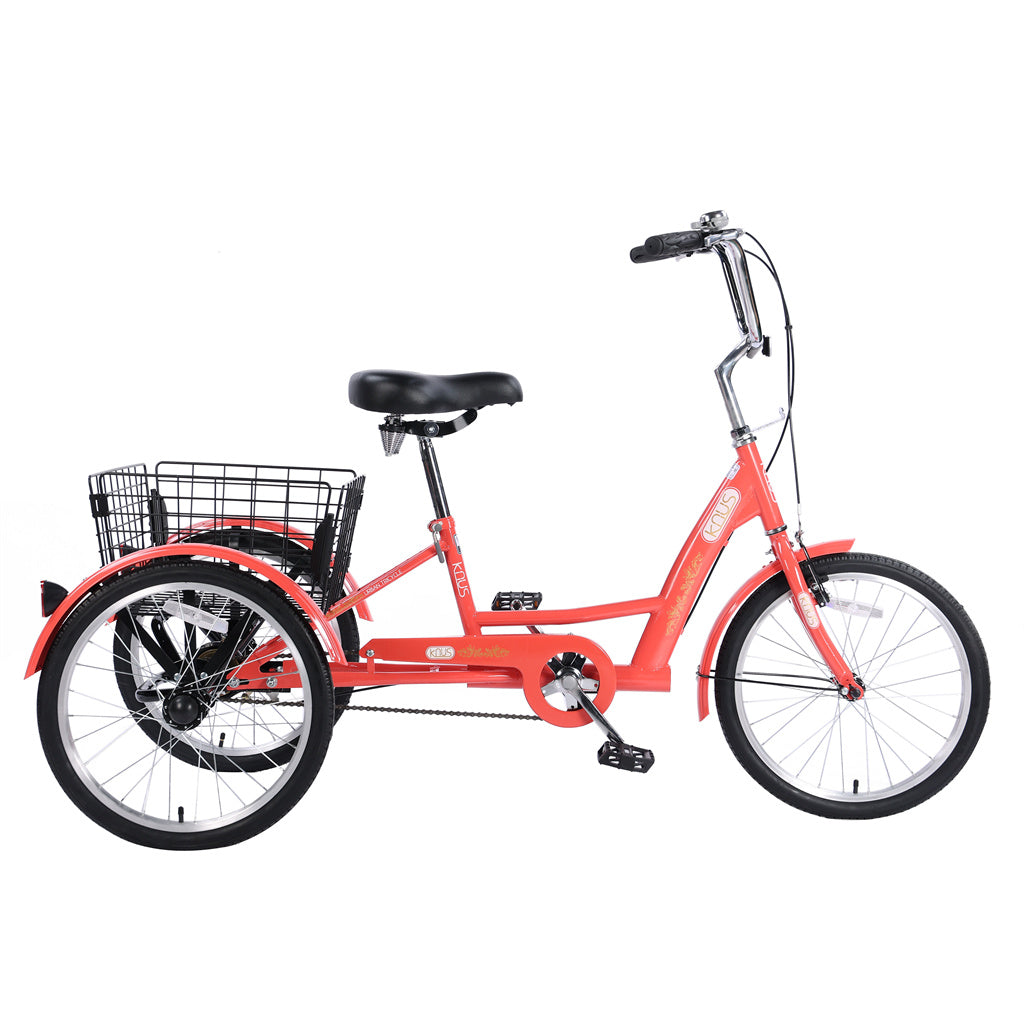 KNUS 26 inch  Single Speed Tricycle with Low Step