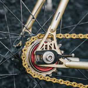 Hycline Bike Chain 6/7/8-Speed,Bicycle Chain 1/2x3/32 Inch,Special Steel for Road Mountain Racing Cycling (116 Links)-Brown Black