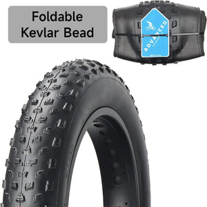 Hycline Kevlar 20x4 Fat Folding Bike Tires Tread Bead
