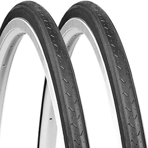 Hycline 2 Pack Road Bike Tire 700X23C/Black - Hycline