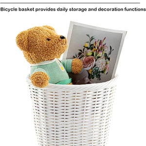 Hycline Bike Basket Front Handlebar Storage Basket for Adult and Kids