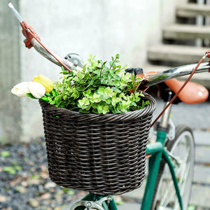 Hycline Bike Basket Front Handlebar Storage Basket for Adult and Kids