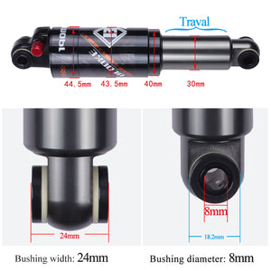 Bike Air Pressure Rear Shock Absorber 120/125/150/165/190mm