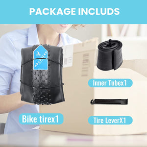 MTB Electric Bicycle Fat Tire Plus Tube 20/26x4.0 package