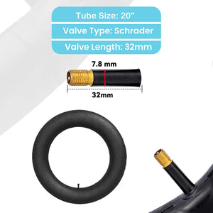 MTB Electric Bicycle Fat Tire Plus Tube 20/26x4.0 air nozzle