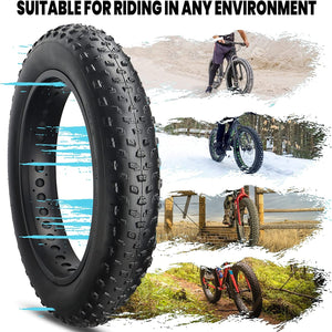 MTB Electric Bicycle Fat Tire Plus Tube 20/26x4.0 application