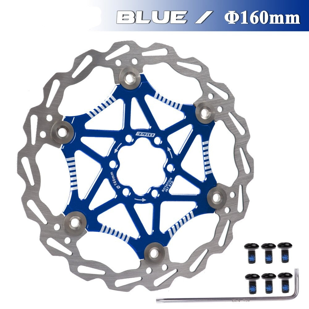 bike disc brake blue