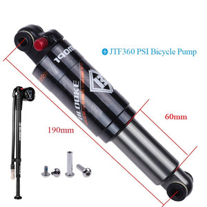 Bike Air Pressure Rear Shock Absorber 120/125/150/165/190mm