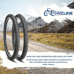 2-Pack Mountain Folding Bike Tire - 24
