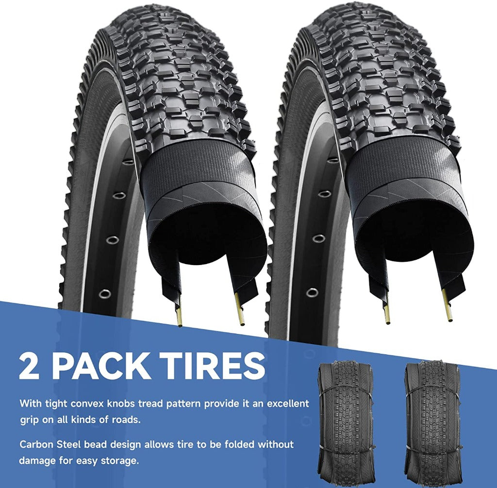 Hycline 2-Packed MTB Tires for American Off-Road Biking