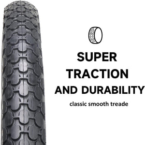 Hycline 2 Pack Bike Tire, 26x2.125 Inch Folding Replacement Tire for Cruiser Bike Tires Set